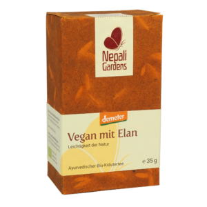 Nepali Gardens Tee Vegan mit Elan